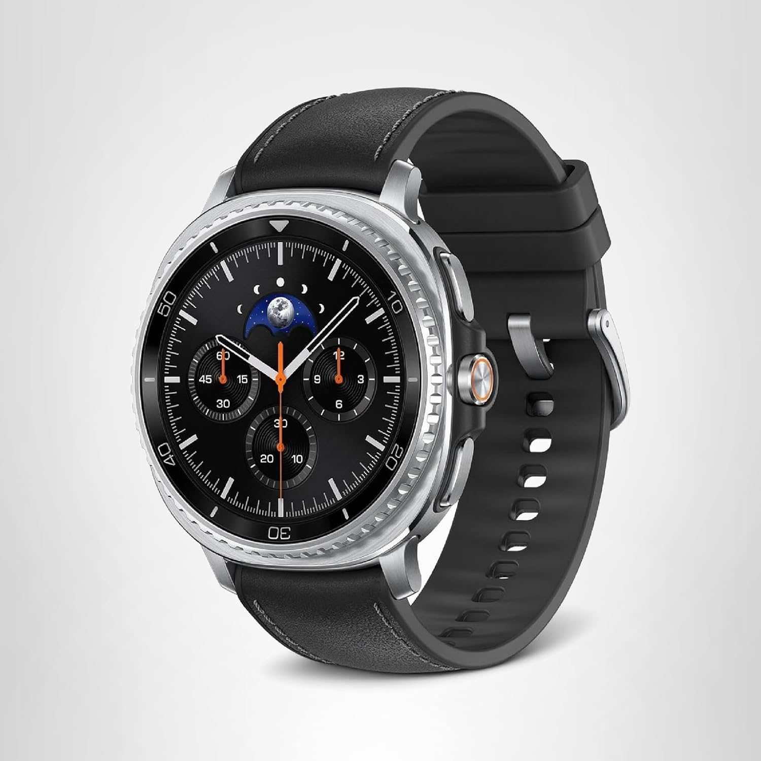 Samsung Galaxy Watch 8 Classic (2025) 46mm Bluetooth Smartwatch, Cushion Design, Rotating Bezel, Quick Button, Sleep Coaching, Running Coach, Energy Score, Black [US Version, 2 Yr Warranty]<br>