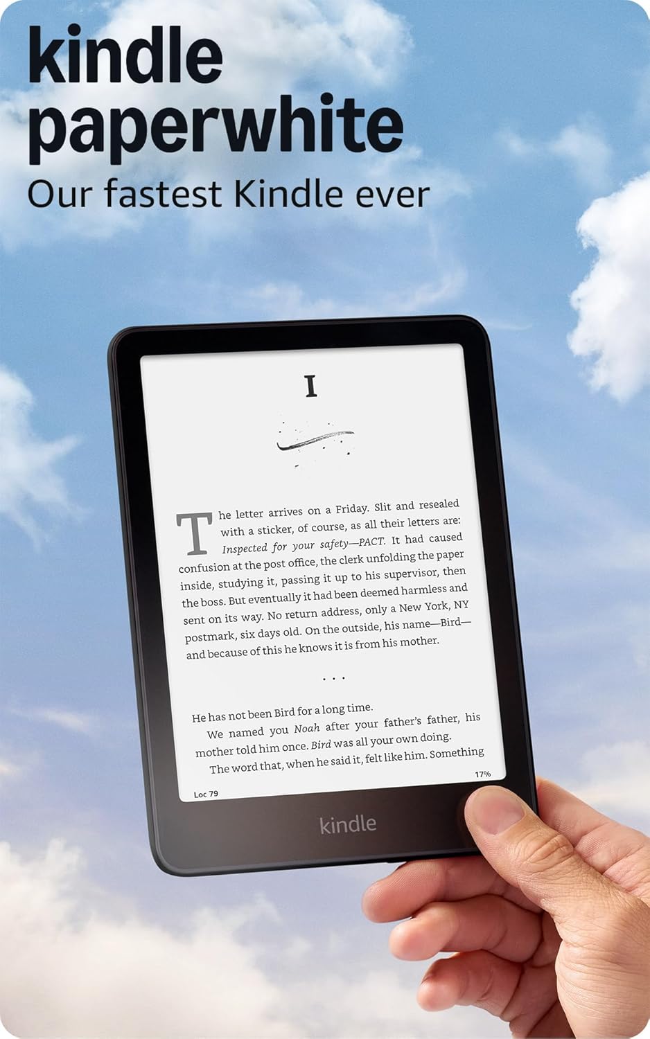 Amazon Kindle Paperwhite 16GB (newest model) – Our fastest Kindle ever, with new 7" glare-free display and weeks of battery life – Black<br>