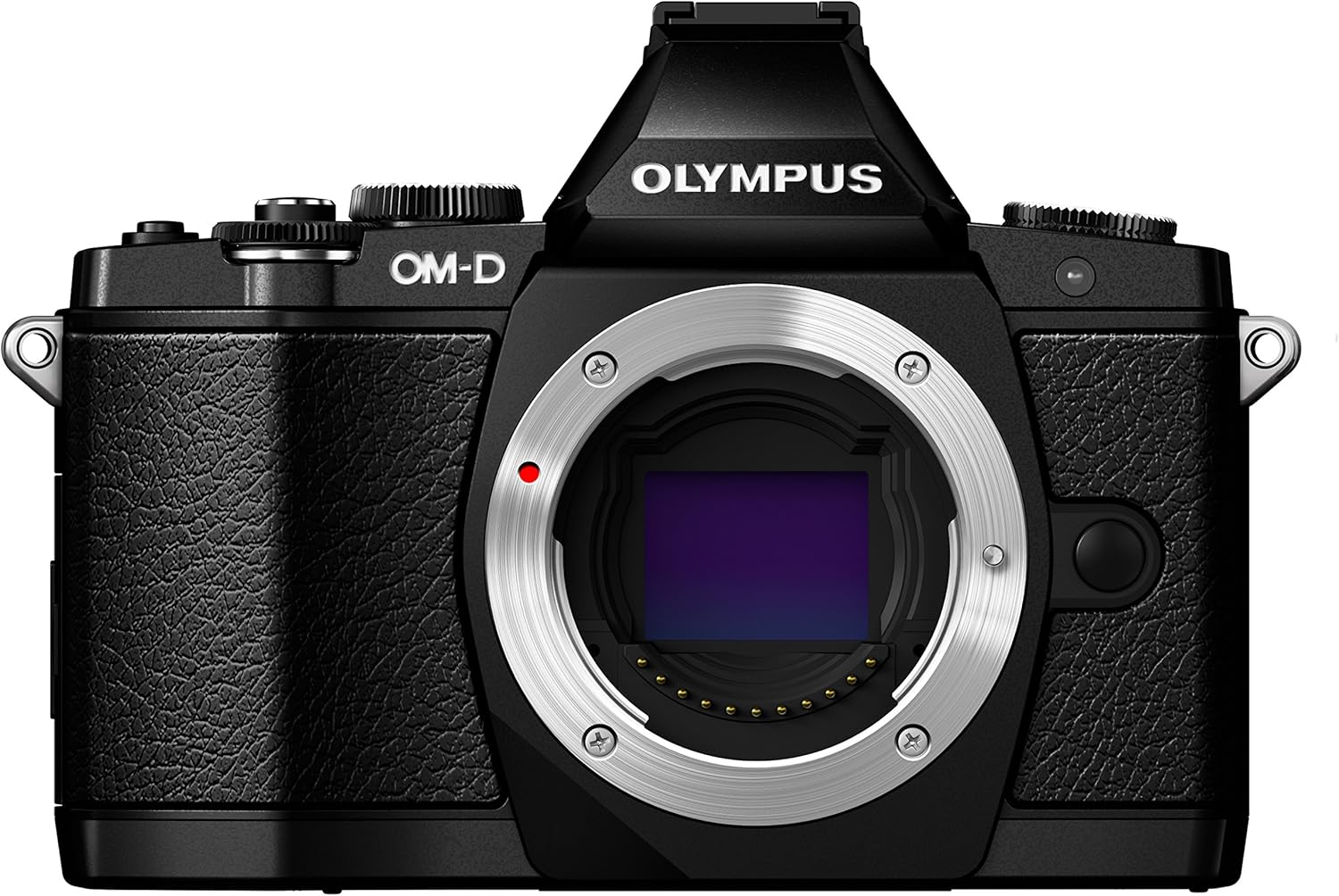 Olympus OM-D E-M5 16MP Live MOS Mirrorless Digital Camera with 3.0-Inch Tilting OLED Touchscreen  Premium Black<br>